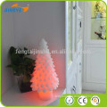 LED Colour Changing Christmas tree paraffin Flameless Wax Candles with Remote Control